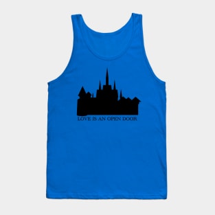 Love Is An Open Door Castle Tank Top